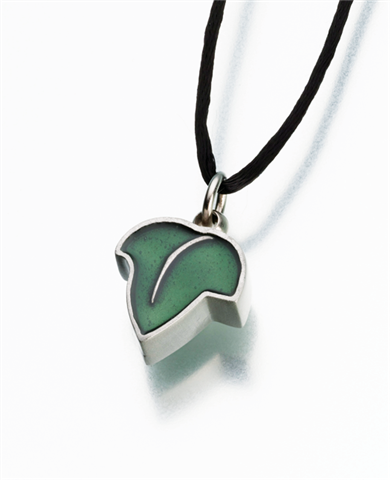 green cremation jewelry