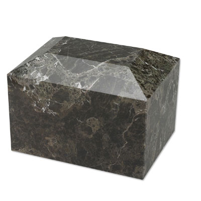 Green Marble box for ashes