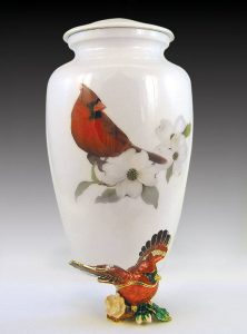 cardinal cremation urn for ashes