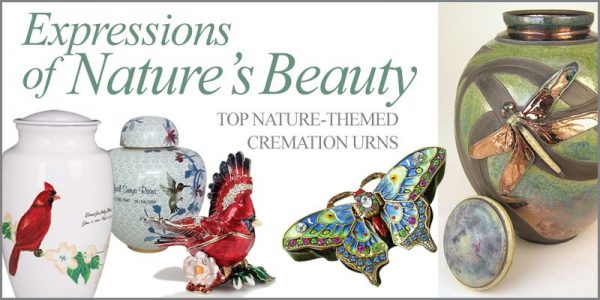 Bird & Butterfly Cremation Urns for ashes