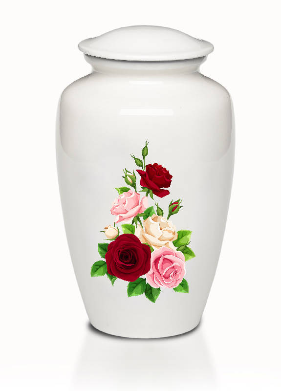 rose cremation urn for ashes adult size