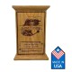 Blue Mother of Pearl Bass Fishing Cremation Urn 