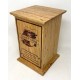Blue Mother of Pearl Bass Fishing Cremation Urn 
