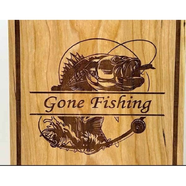 Blue Mother of Pearl Bass Fishing Cremation Urn Blue Mother of Pearl Bass Fishing Cremation Urn