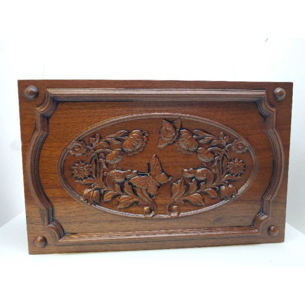 butterfly wood urn for ashes made in America butterfly wood urn for ashes USA
