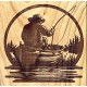 fishing cremation urn