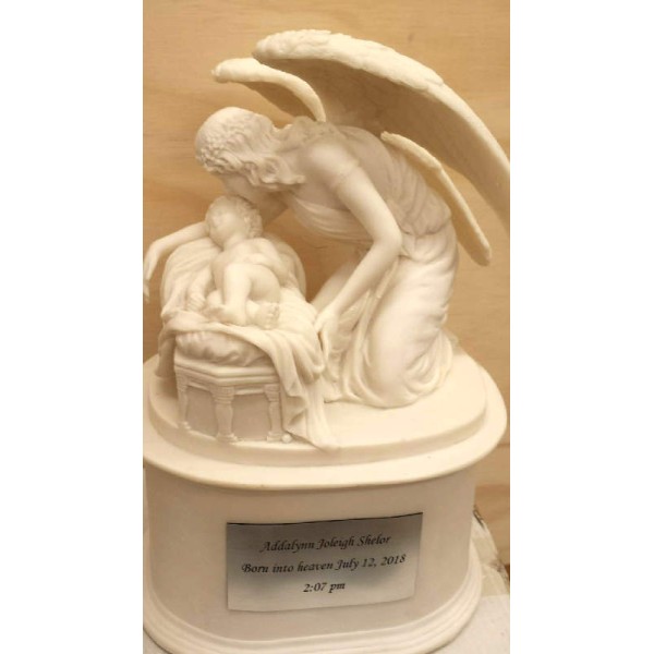 Touched by an Angel Baby Urn Touched by an Angel Baby Urn