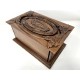 Angel Wings Cherry Wood Cremation Box for Ashes Angel Wings Cherry Wood Cremation Box for Ashes