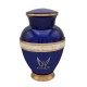 Infinity Angel Royal Blue Mother of Pearl Urn for Ashes