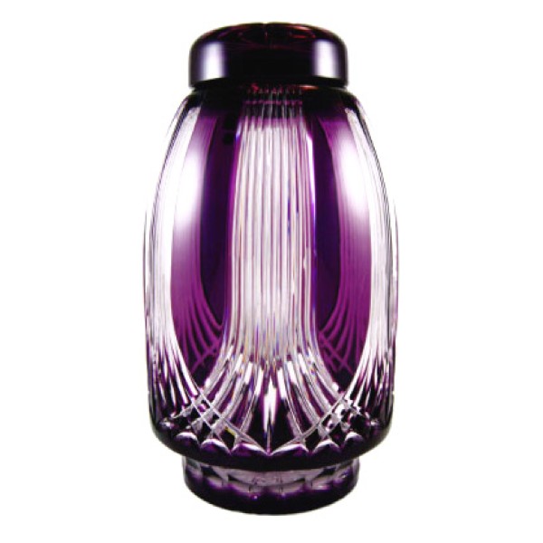 Purple Crystal Adult Cremation Urn Purple Crystal Cremation Urn