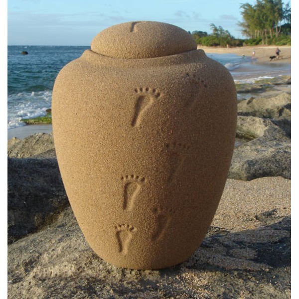 biodegradable sand cremation urn