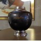 Adult Size Black Cremation Urn for Ashes