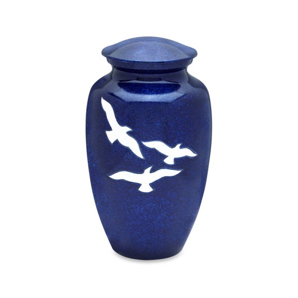blue free bird adult cremation urn for ashes blue bird adult cremation urn for ashes