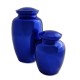 Medium Blue Pet Size Cremation Urn Medium Blue Pet Size Cremation Urn