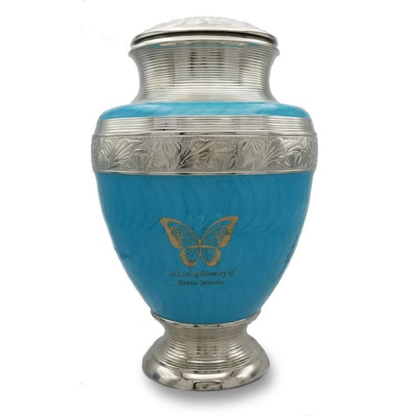 Golden Butterfly Urn for Ashes Golden Butterfly Urn for Ashes