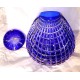 Cobalt Blue Caesar Crystal Cremation Urn