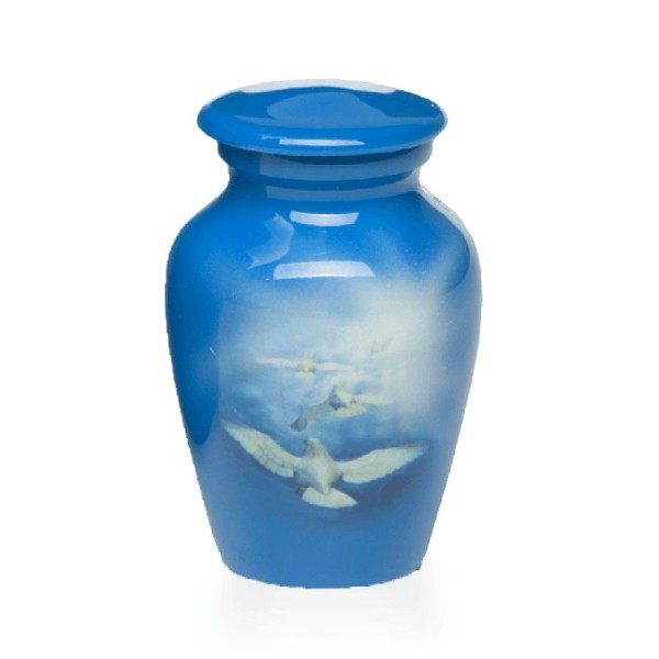 Blue Bird Small Keepsake Cremation Urn