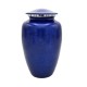 mystic blue human adult cremation urn