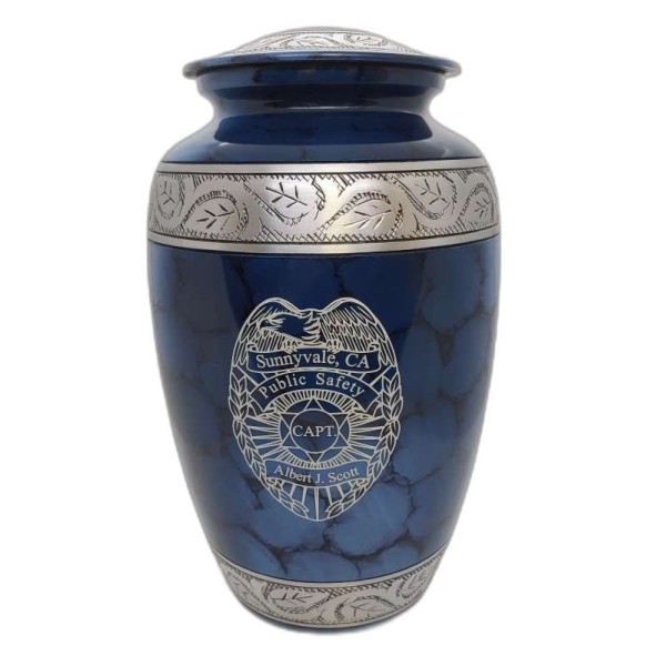 Back the Blue Police Urn Back the Blue Police Urn