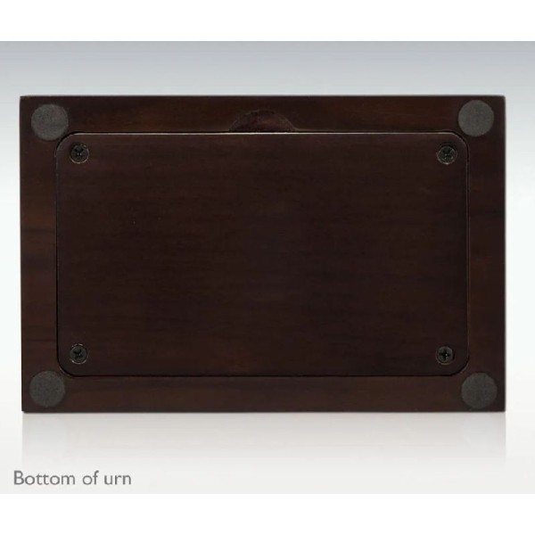 Small Wooden Fishing Urn Box Small Wooden Fishing Urn Box