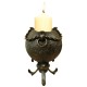 Bronze Candle Urn for Ashes, Made in America Bronze Candle Urn for Ashes, Made in America