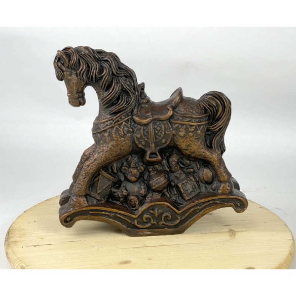 Child size Rocking Horse Bronze Cremation Urn Child size Rocking Horse Bronze Cremation Urn