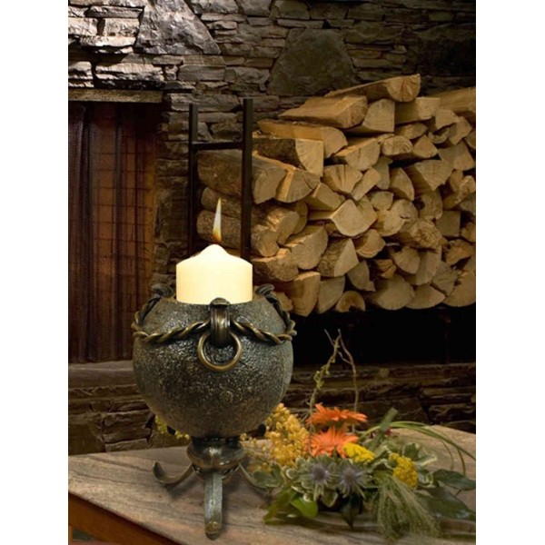 Bronze Candle Urn for Ashes, Made in America Bronze Candle Urn for Ashes, Made in America