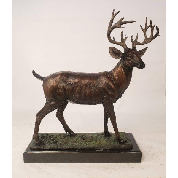 Bronze Deer Cremation Urn for Ashes