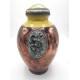Dragon Jar Urn for Ashes, Raku Pottery Made in USA Dragon Jar for Ashes, Raku Pottery Made in USA