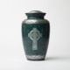 Celtic Cross Cremation Urn Green Irish green Celtic Cross Cremation Urn