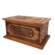 Maple or Cherry Wood Celtic Cross Cremation Box Maple or Cherry Wood Celtic Cross Cremation Box