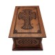 Walnut Celtic Cross Wooden Urn Box - Made in America Walnut Celtic Cross Wooden Urn Box - Made in America