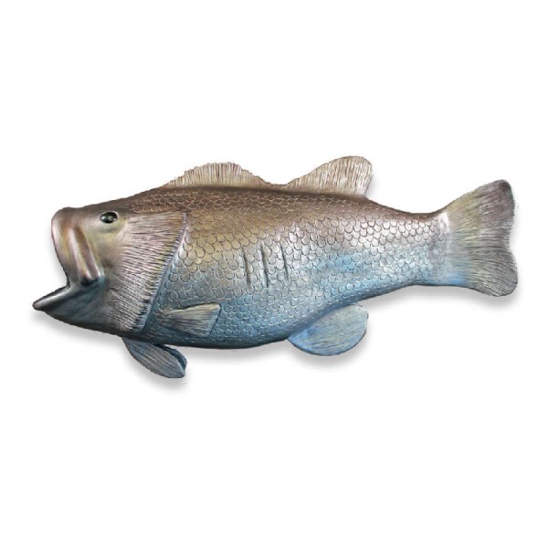 Bass Fishing Urn for Ashes USA Ceramic Fishing Urn for Ashes Made in USA