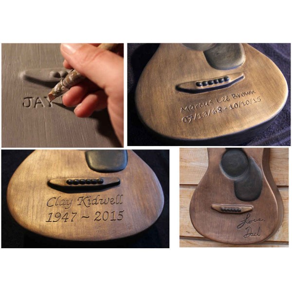 Guitar Cremation Urn for Ashes Guitar Cremation Urn for Ashes