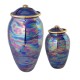 Blue Adult Ceramic Cremation Urn for Ashes