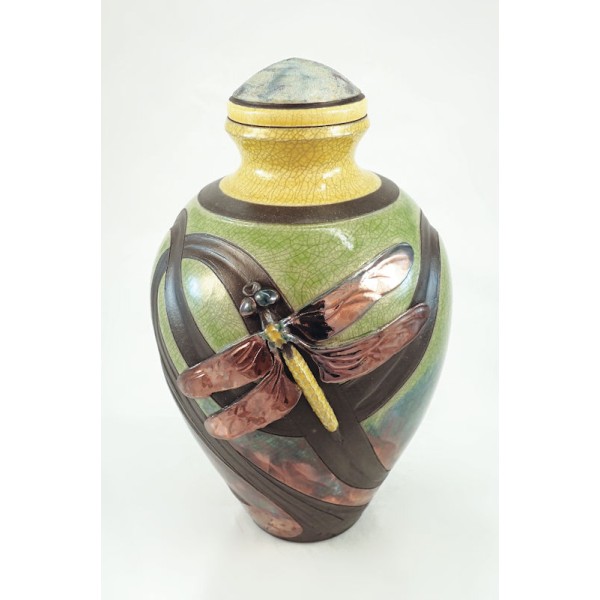 Dragon Fly Swirl Urn for Ashes