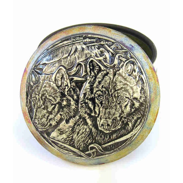 Wolf Spirit Keepsake Urn Wolf Spirit Keepsake Urn