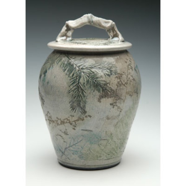 Woodland Raku Pottery Urn Woodland Raku Pottery Urn