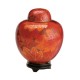 Orange, Gold, Red Double Urn for 2 Sets of Ashes