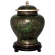 Emerald Green dual size urn for ashes