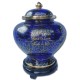 Royal Blue Cloisonne Companion Cremation Urn