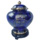 blue cloisonne metal cremation urn for adult blue cloisonne metal cremation urn for adult