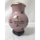 Pink Rose Cloisonne Cremation Urn for Ashes