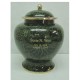 emerald green cloisonne adult cremation urn