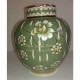 Cremation Urn for 2 Sets of Ashes Sage Green Floral 