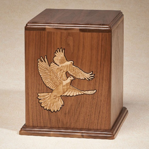 Love Birds Double Companion Cremation Urn Love Birds Double Companion Cremation Urn