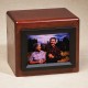 Wood Photo Frame Cremation Urn for 2 Sets of Ashes