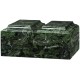 Green Marble Double Cremation Urn for Two Set of Ashes