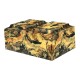 Gold Cultured Marble double size Cremation Urn for Two 