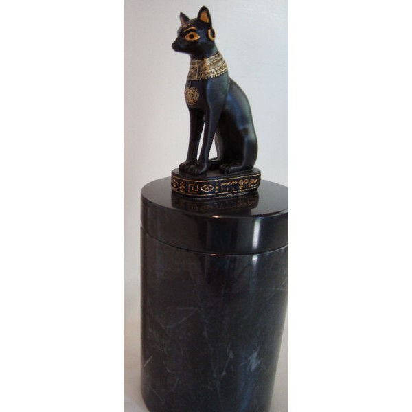 Egyptian Cat Urn Egyptian Cat Urn